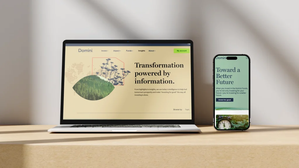 website design for the financial services industry