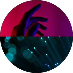 Hand and fiber optic cable